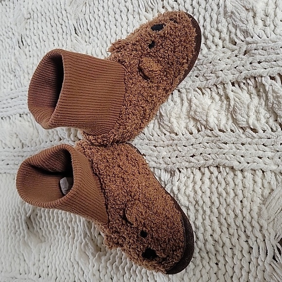 Gap Baby Gap Vintage Teddy Bear Toddler Size 6 Slippers Boy Or Girl - Picture 2 of 7